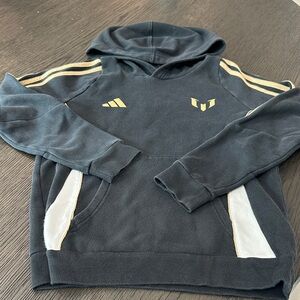 Adidas Black and Gold Hoodie